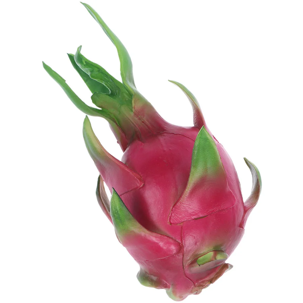 Dragon Fruit Model Artificial Lifelike Pitaya Faux Simulation Adornment Fruits and Vegetables