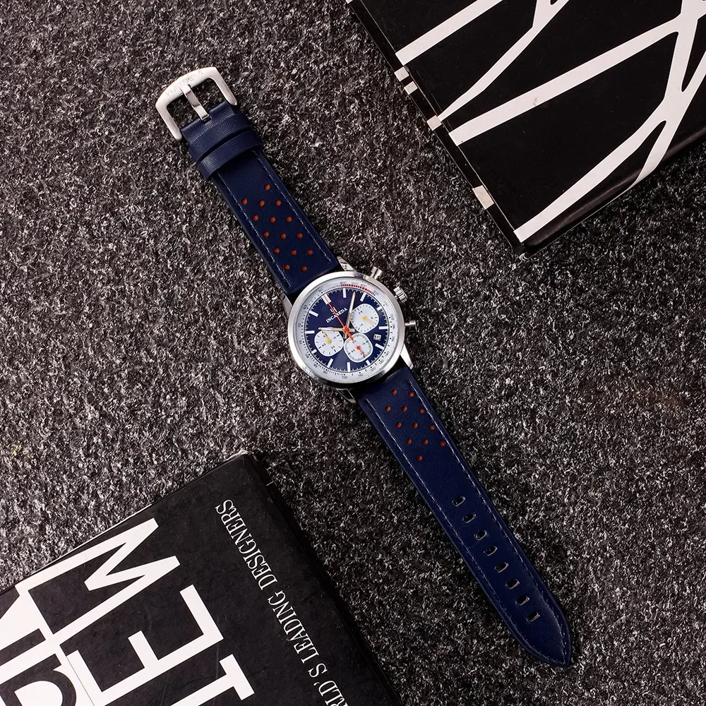 Men's Luxury Chronograph Quartz Watch, Multifunctional Design