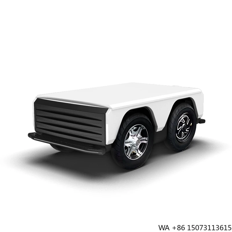 200kg Payload 4WD Heavy Duty Wheeled Robot Chassis, Industrial Grade Platform for Automation and Transport