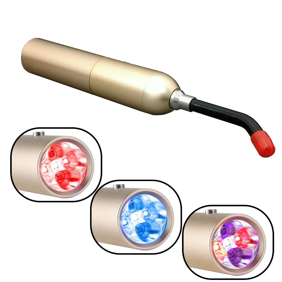 Battery Pulse Aluminum Nasal 3w Dual Chip Red Light Therapy 980nm Torch Handheld Red Infrared Led Light Therapy