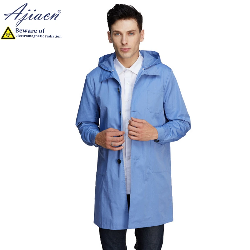 

Genuine anti-radiation hooded overcoat Mobile phone, computer, WIFI, microwave Electromagnetic radiation shielding clothes