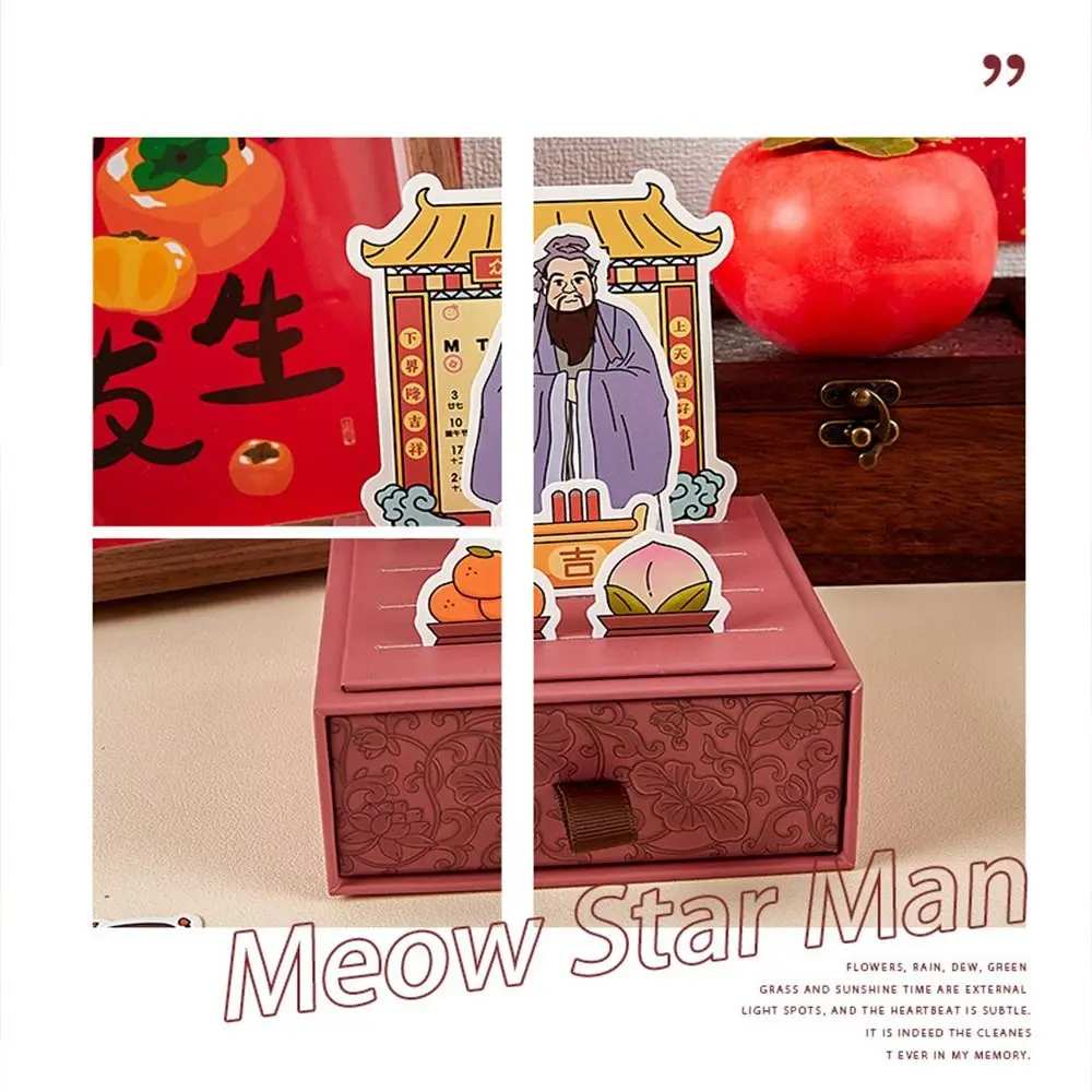 Desktop Organizer God Blessing Desk Calendar Schedule Planner Yearly Agenda Devout Prayer Calendar Time Planner To-do lists