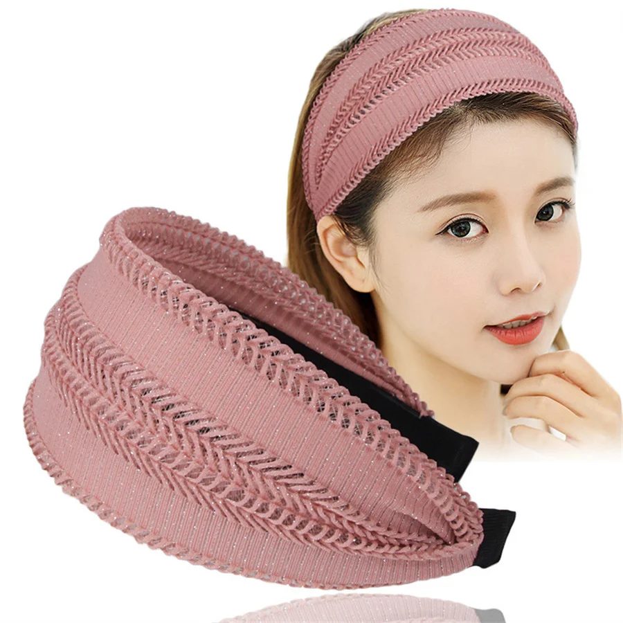 New Luxury Wide Headbands For Women Girls Head Bands Fashion Elegant Hairbands Female Hair bands Hoop Headwear Hair Accessories