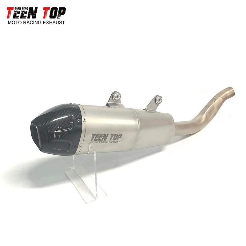 OEM Size Slip-on Exhaust For Husqvarna FC250 FC350 FX350 Exhaust Muffler FC250 Factory Exhaust Pipe Ti-Alloy Motorcross Tailpipe