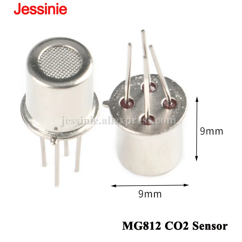 MG811 Carbon Dioxide Sensor Module MG812 CO2 Gas Air Detect 0-2V Concentration Analog Signal TTL Low Level  Output 350-100000ppm