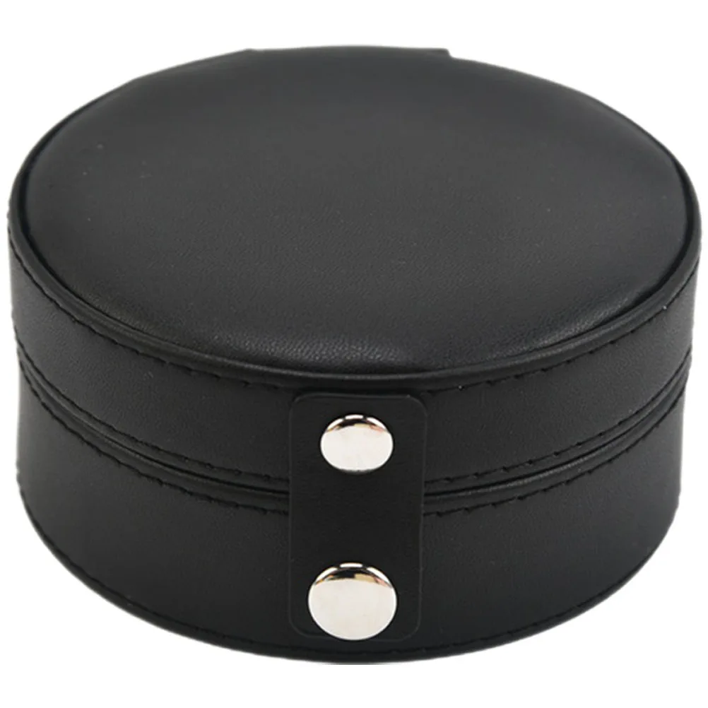 Portable Buckle Jewelry Box Large Travel Case Ring Earrings Storage Organizer Compact Jewelry Holder