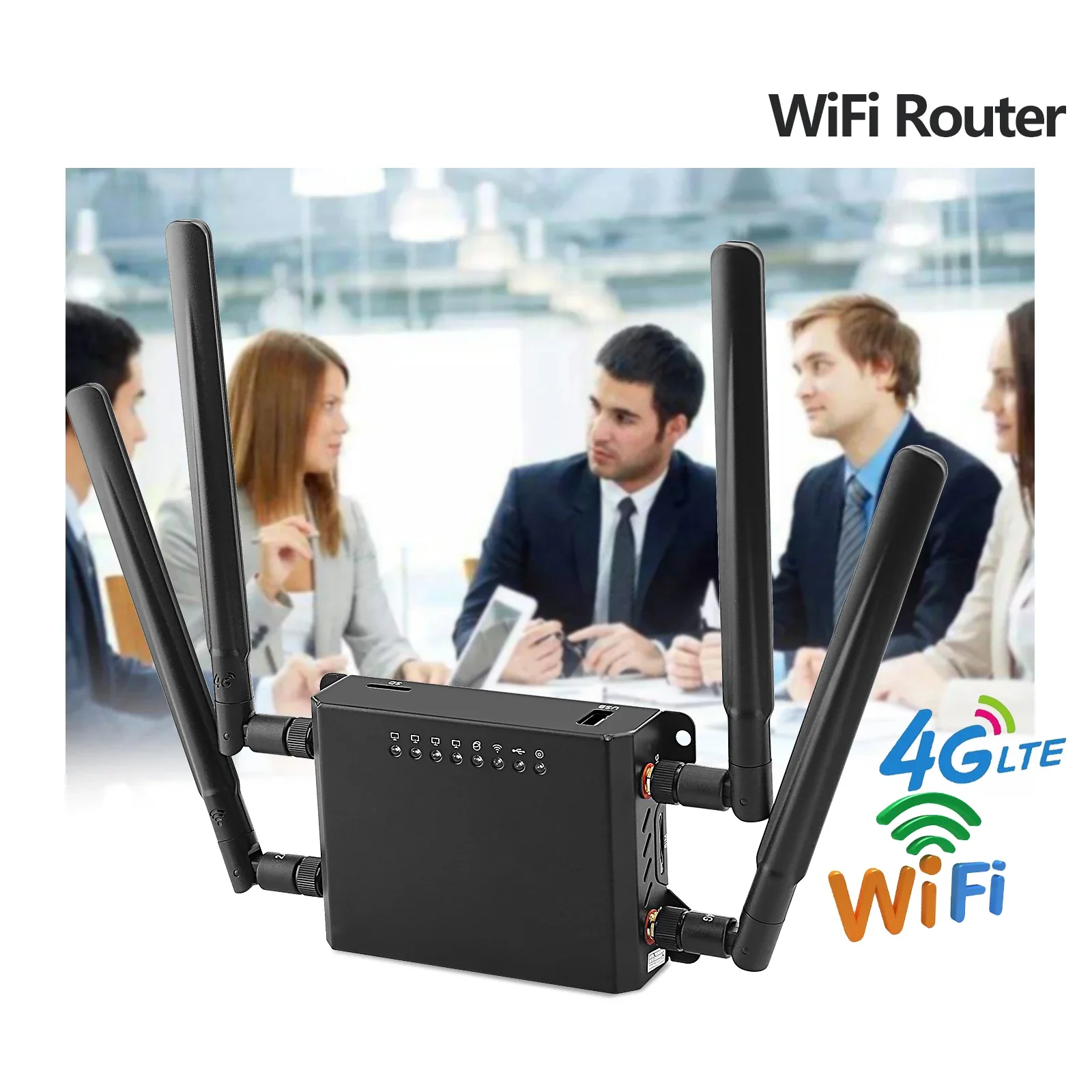 Unlocked 3G 4G WE826 Wireless Router point openwrt 4g router for sim card Slot 300mbps 32 User for Home Office Outdoor