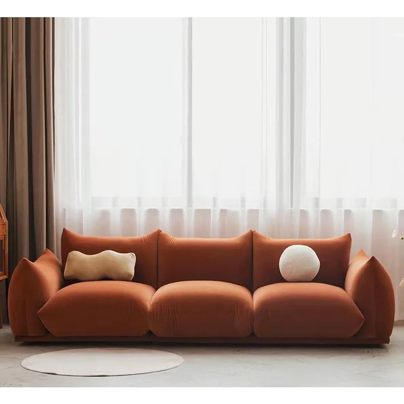 Clothing shop studio bread creative Internet celebrity fabric sofa