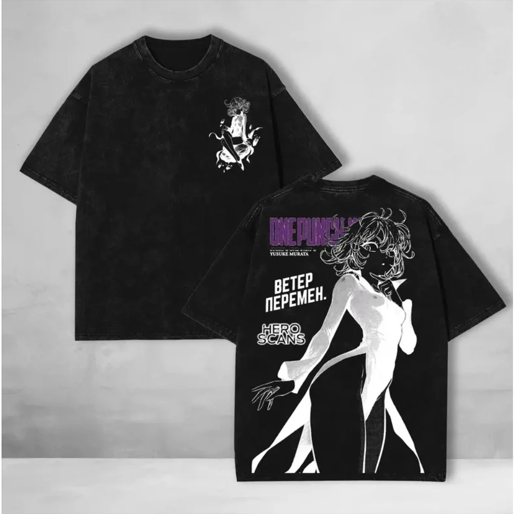 Manga ONE PUNCH-MAN Tatsumaki Printed Tee Men Women Short Sleeve