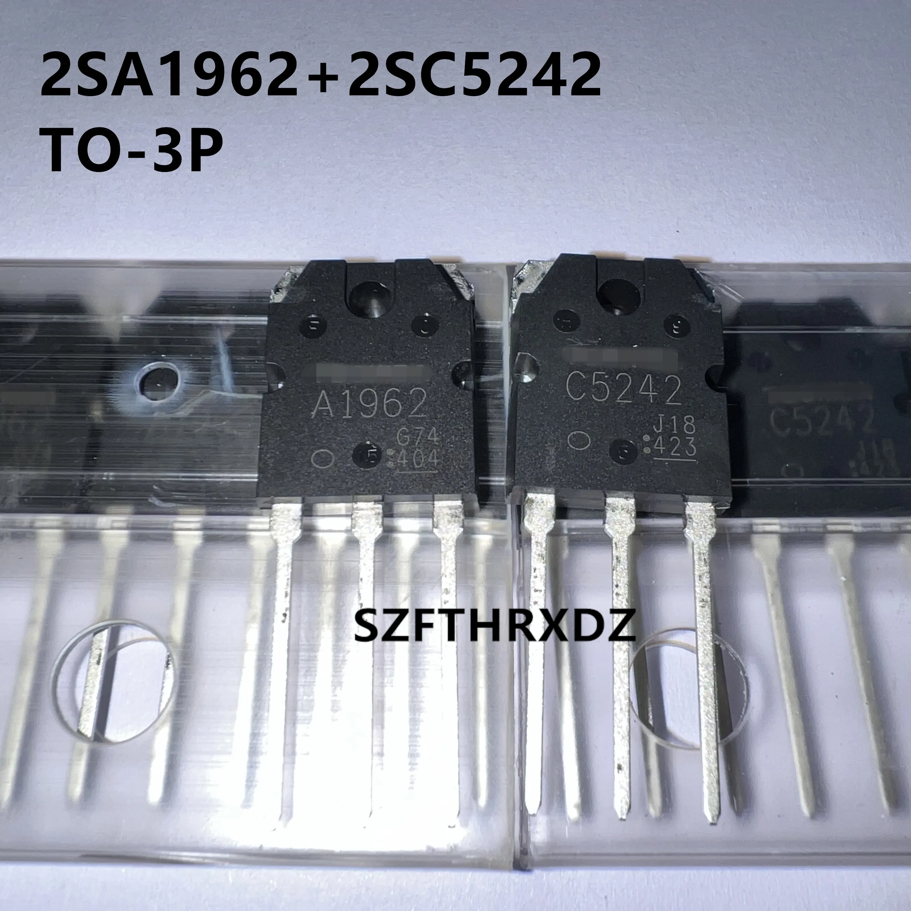 10sets  100% New Imported Original A1962 C5242 2SA1962 2SC5242 2SA1962-O 2SC5242-O TO-3P Audio Power Amplifier