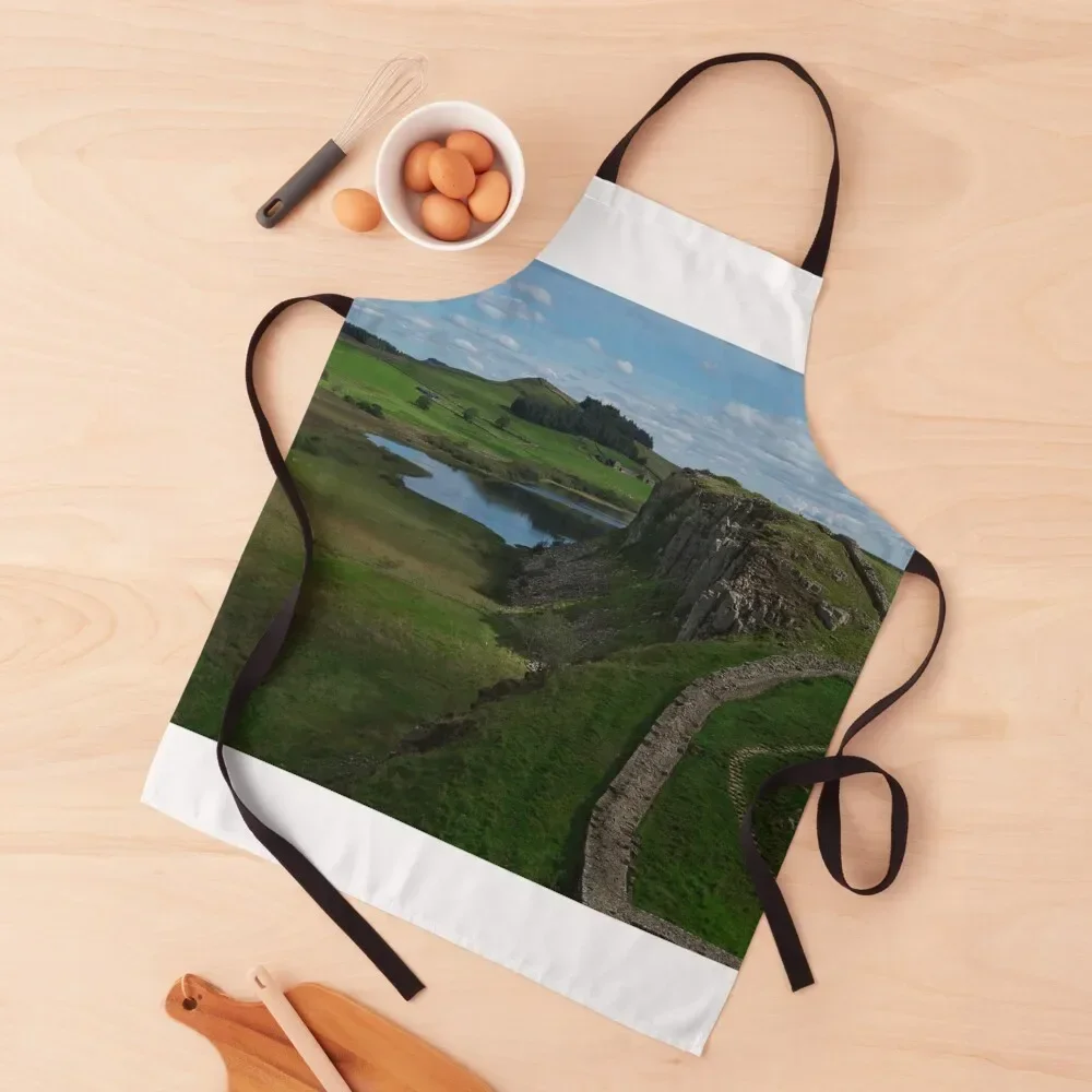 

Hadrians Wall Apron for women with pocket Nursing Apron