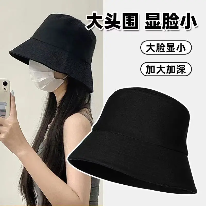 Large Size 56-60cm Sun Hat Men Women's Sunscreen Mountaineering Big Head Circumference Summer UV Protection Bucket Hat