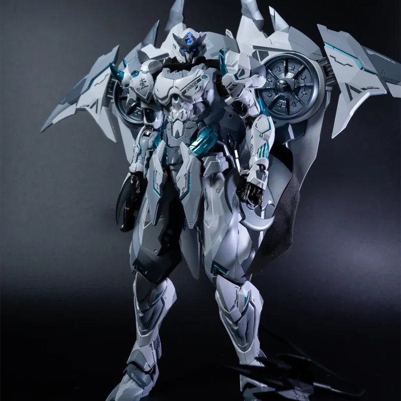 Figurka akcji White Ghost CD-07W Series, rama wykonana ze stopu odlewanej ciśnieniowo, wykwintna dekoracja na biurko, model do samodzielnego montażu, zabawka, prezent-niespodzianka