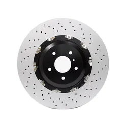 370*32mm for Audi TTRS Front Part Number 8J0615301K/8J0615301E/8J0615301F Genuine Ventilated Floating Brake Discs