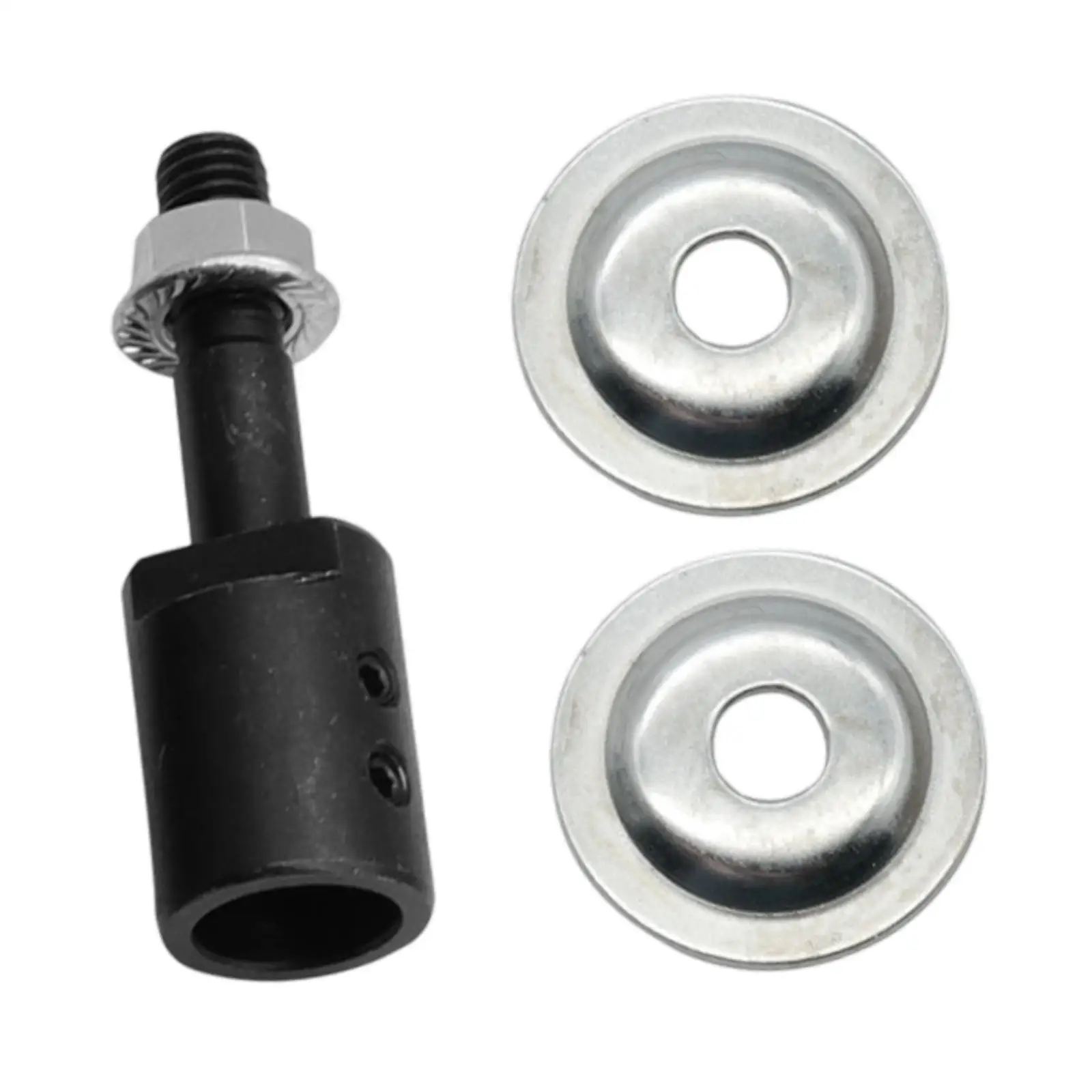 Grinder Buffing Wheel Adapter Part Steel Shaft Spindle Threaded Connector for Motor Grinding Machine Compact Size