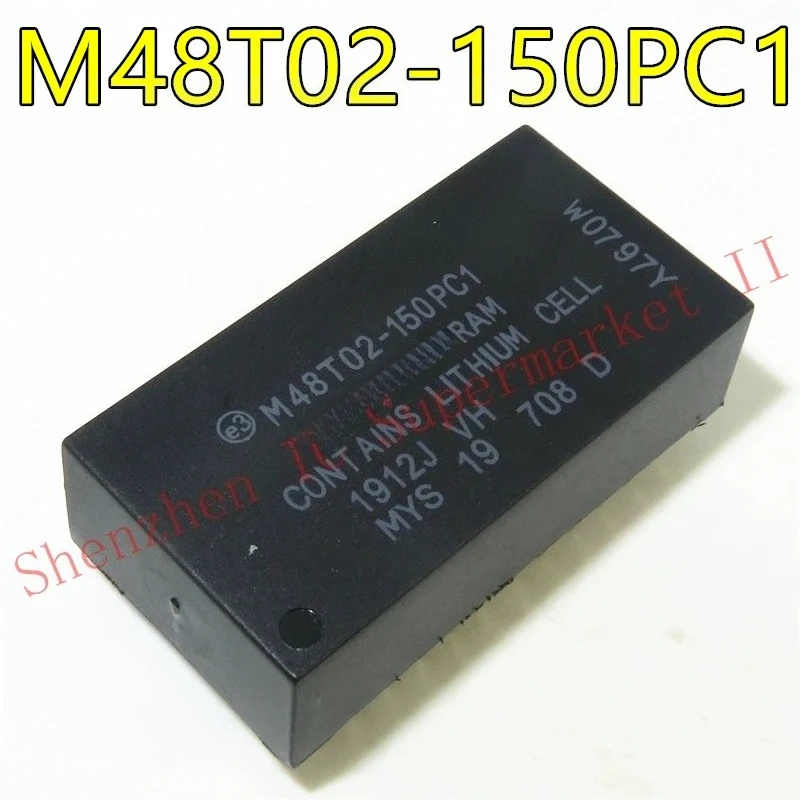 New&Original M48T02-150PC1 5.0V, 16 Kbit (2Kb x 8) TIMEKEEPER SRAM