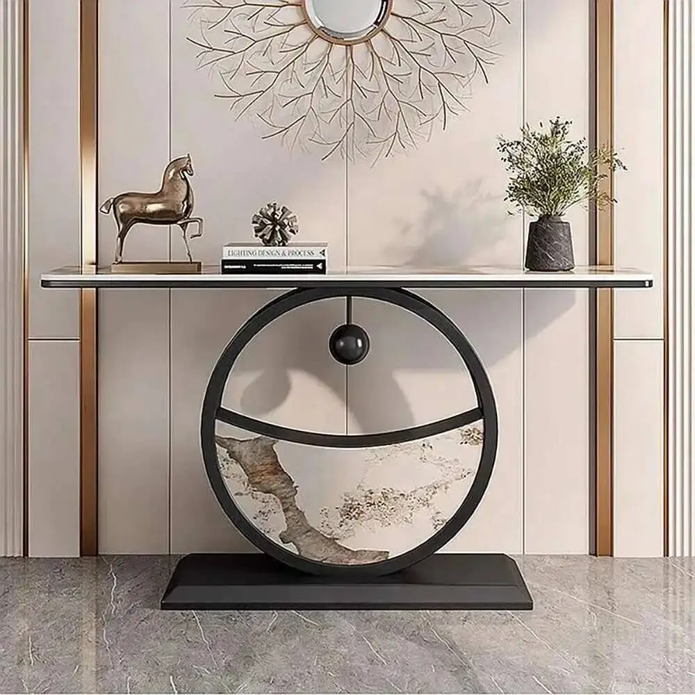 

Room Nordic Console Table Hallway Beauty Living Glamour Minimalist Console Table Marble Modern Tavolo Salotto Home Furniture