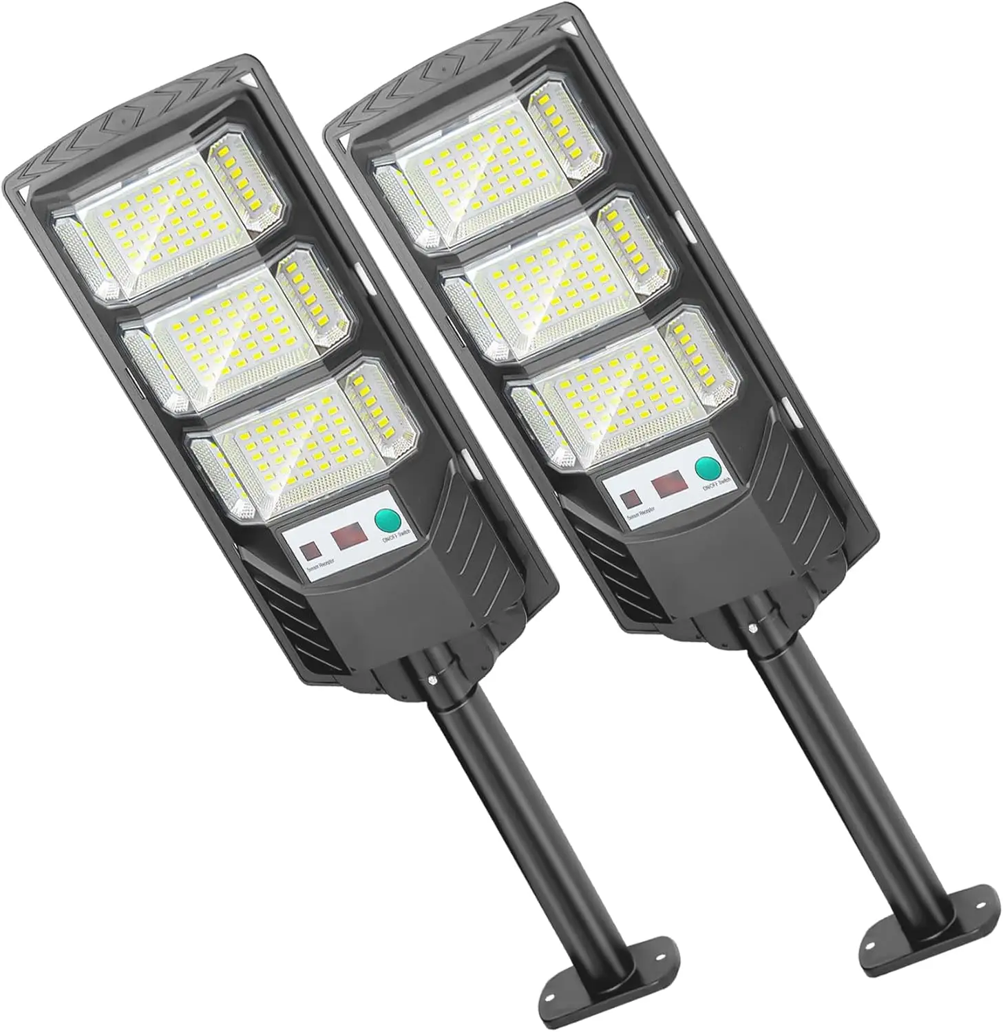 

Solar Lights Outdoor Waterproof, 6500K LED Flood Lights with Motion Sensor & Remote, Dusk to Dawn Security Lights for Yard, Park