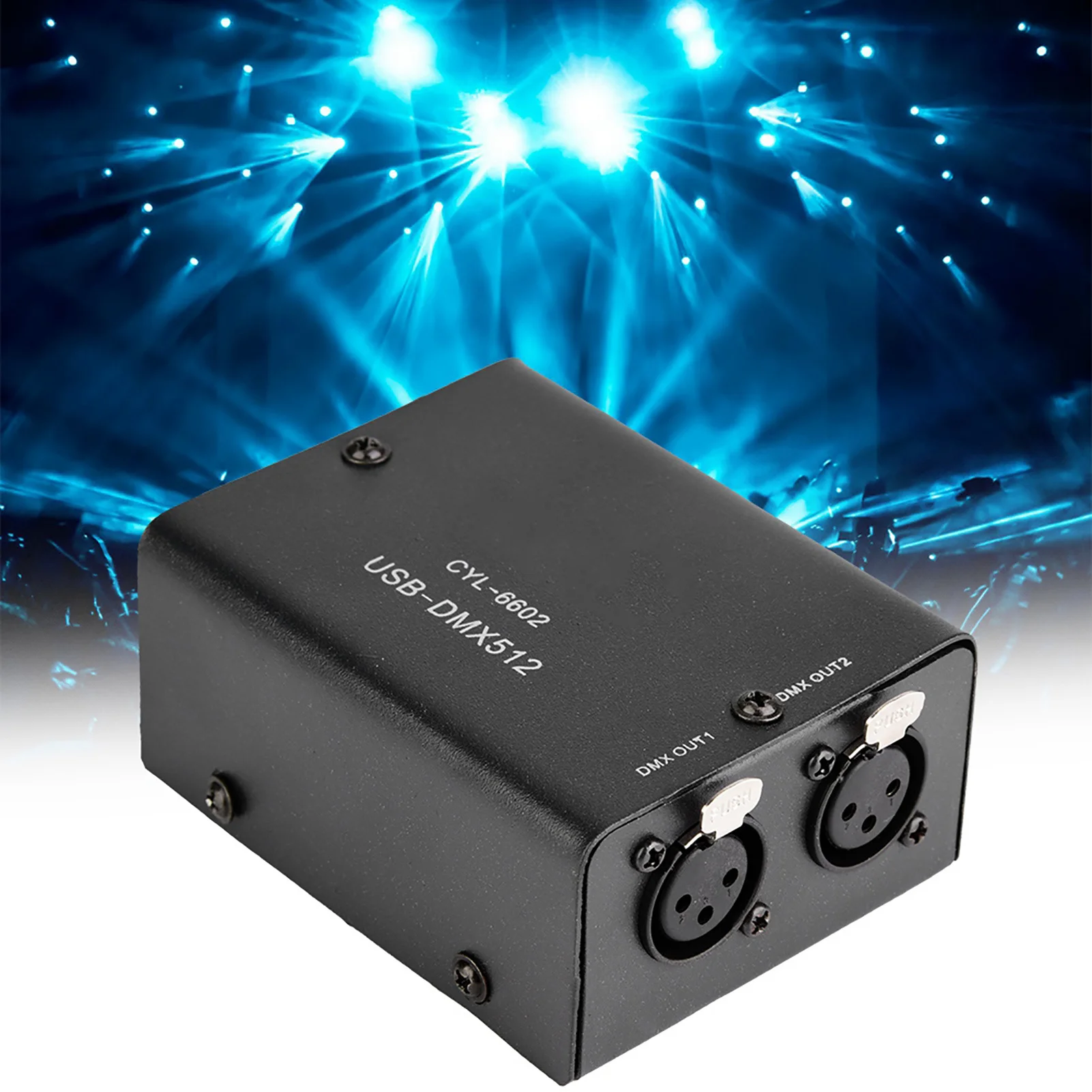 512‑Channel RGB Light DMX Controller USB to DMX DMX512 LED Light DMX Stage Lighting Controller Channels Decoder Module