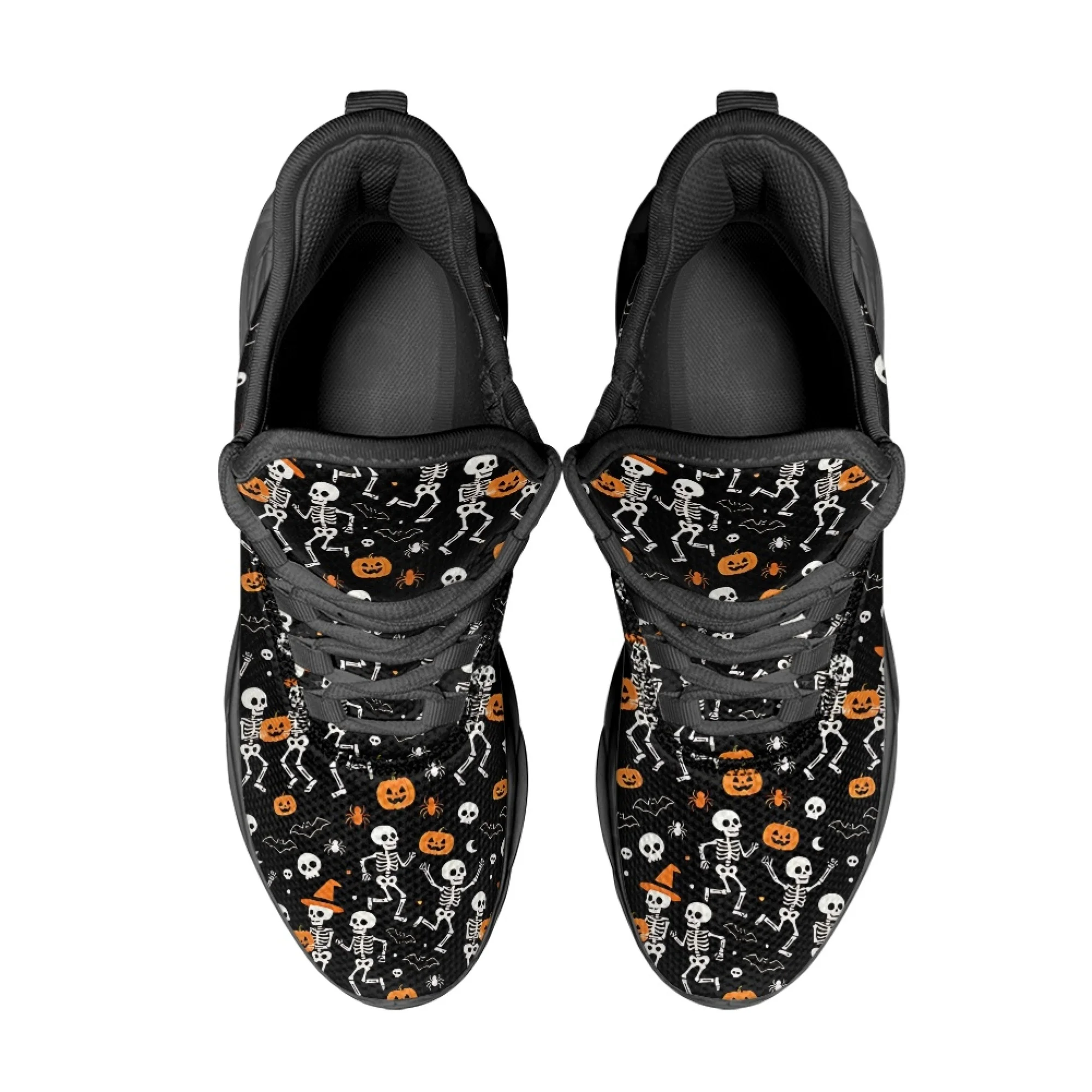 PENSTROLL Halloween Print Non Slip Men's Racing Shoes for Walking Mesh & EVA New Design All Season Mens