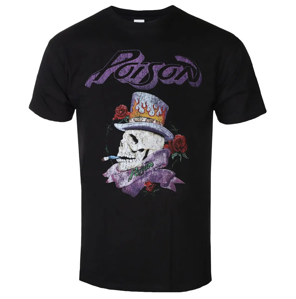 Poison Band Graphic Cotton T-shirt Unisex Summer Short Sleeve Fashion Brand Tee Luxury Casual Vintage Tees