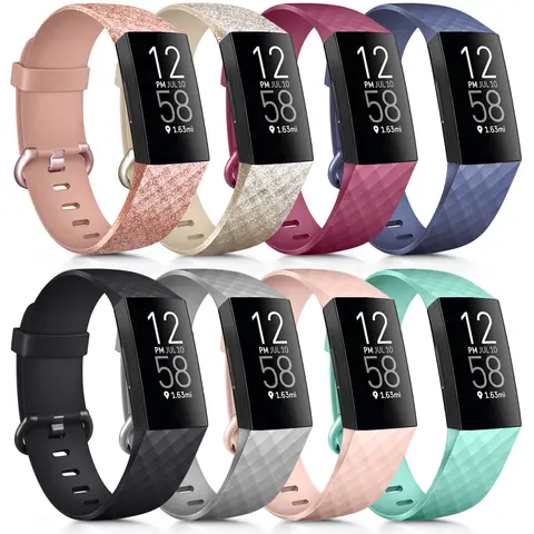 Silikon band bänder für Fitbit Charge 4 Fitbit Charge 3 Se Armband Ersatz Armbänder zum Aufladen 4 Smartwatch Zubehör