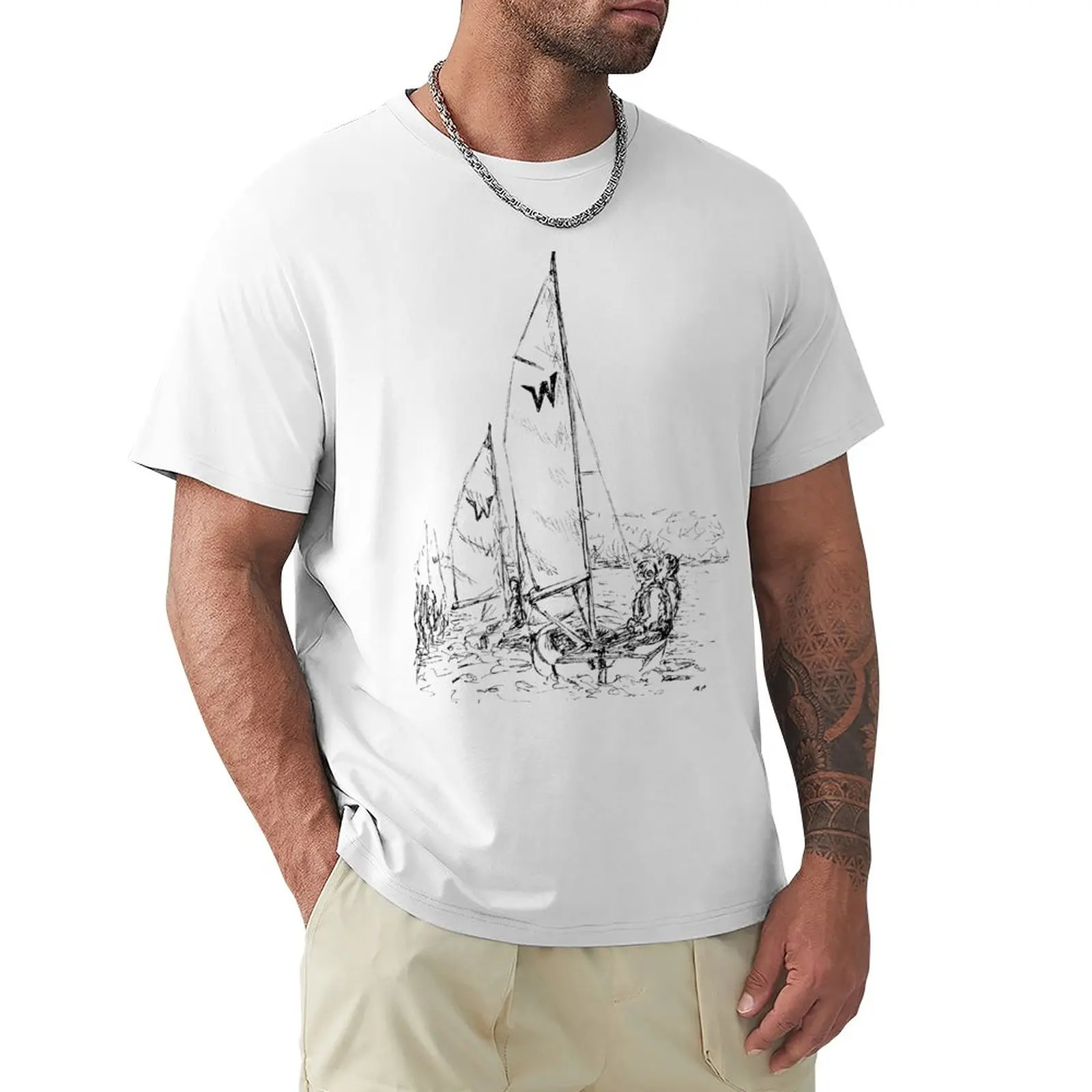 Wayfarers Sailing T-Shirt heavyweights boys animal print mens clothes