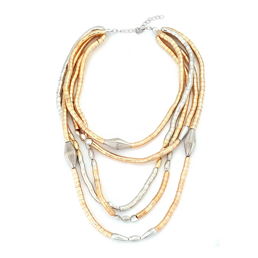 Multilayer CCB Beads Chains Necklaces for Women Bohemian Jewelry Summer Beach Party Accessories 2026 Trend