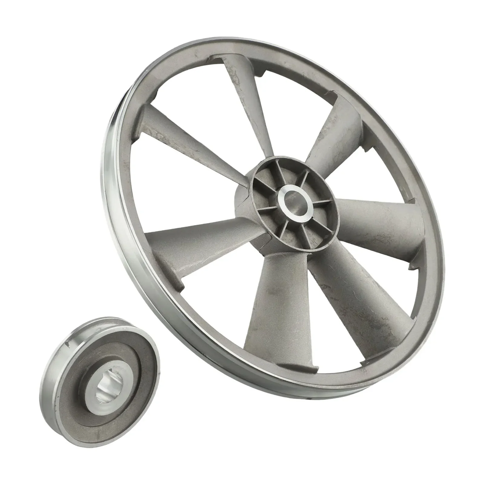 AType Triangle Belt Flywheel and Motor Pulleys Tailored for Efficient Use in For Air Compressors; Standardized at 265mm Diameter