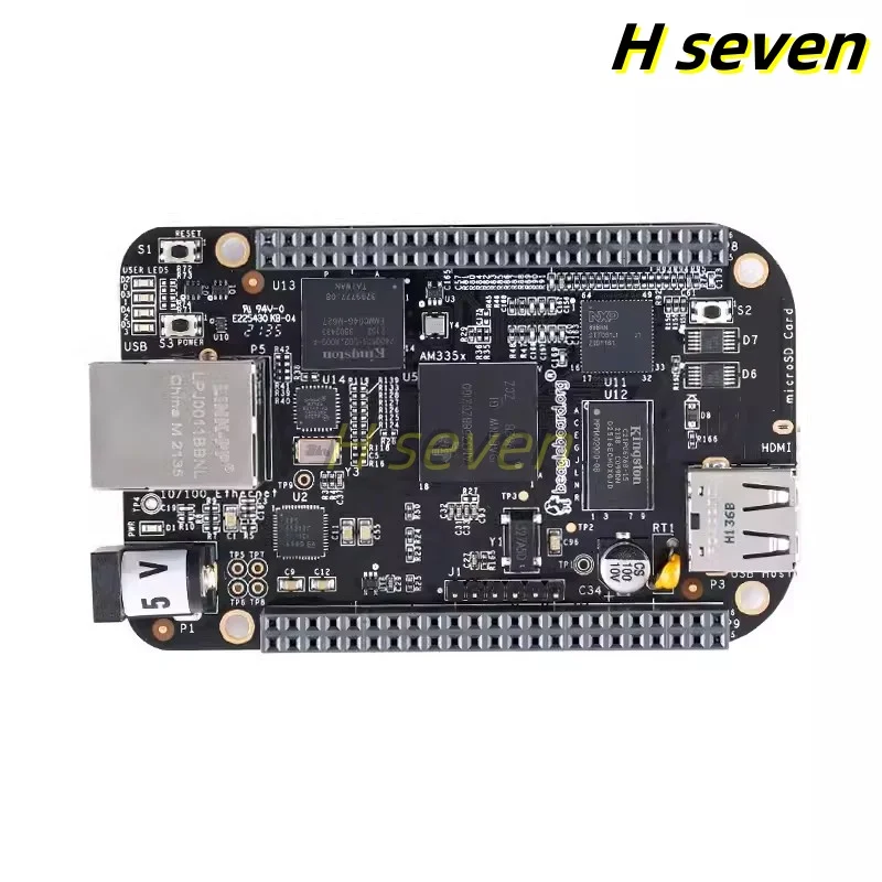 

BeagleBone Black AM335x Cortex-A8 Embedded Development Board Module BB-Black 512MB DDR3 4GB eMMC Flash Computer Linux