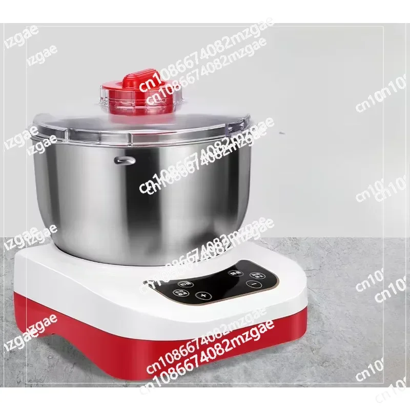 Household 5L Automatic Dough Mixer Multifunctional Stainless Steel Kneader Bread Steamed Bread Dough Fermentation Wake-up Mixer