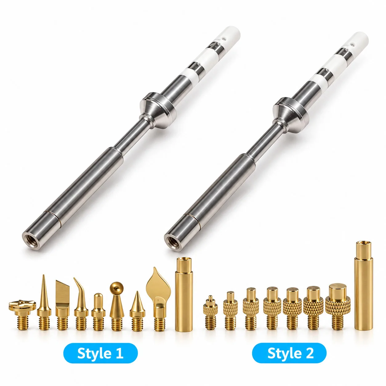 Heat Insert Nut Iron Tip Heat Set Insert Tool Soldering TS100 Iron Tip 3D Printing Modify Finishing Tool Brass Thread