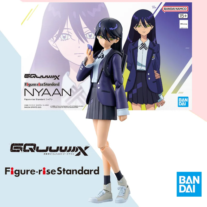 

Bandai GQuuuuuX Фигурка-восход Стандартный FRS Nyaan Мобильный костюм Gundam Аниме Фигурка Сборка Модель Набор Коллекция Игрушка в подарок