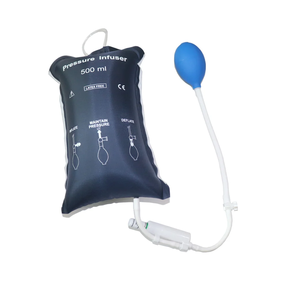 

Pressure Infusion Bag,with Pressure Display,500ml,Dark blue,Back net