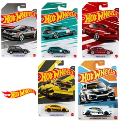 Original Hot Wheels Modern Classic Japanese Series Honda Civic Sport Car giocattoli per bambini per bambini 1/64 Diecast Color Printing Gift