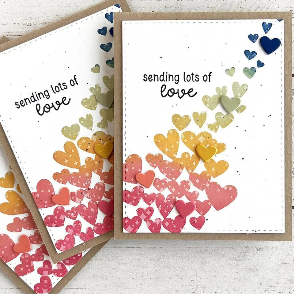 Create-in-Quads Additional Circle Stacklets Die Stencils Set Bursting Balloons Dies for DIY Scrapbook 2026 New Dies and Stamps