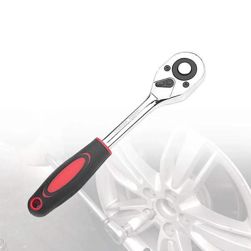 

Dual Drive Ratchet Handle,1/2" Drive, car tools,torque wrench,hand tools,alloy steel,Flexible and convenient,Hexagonal torque