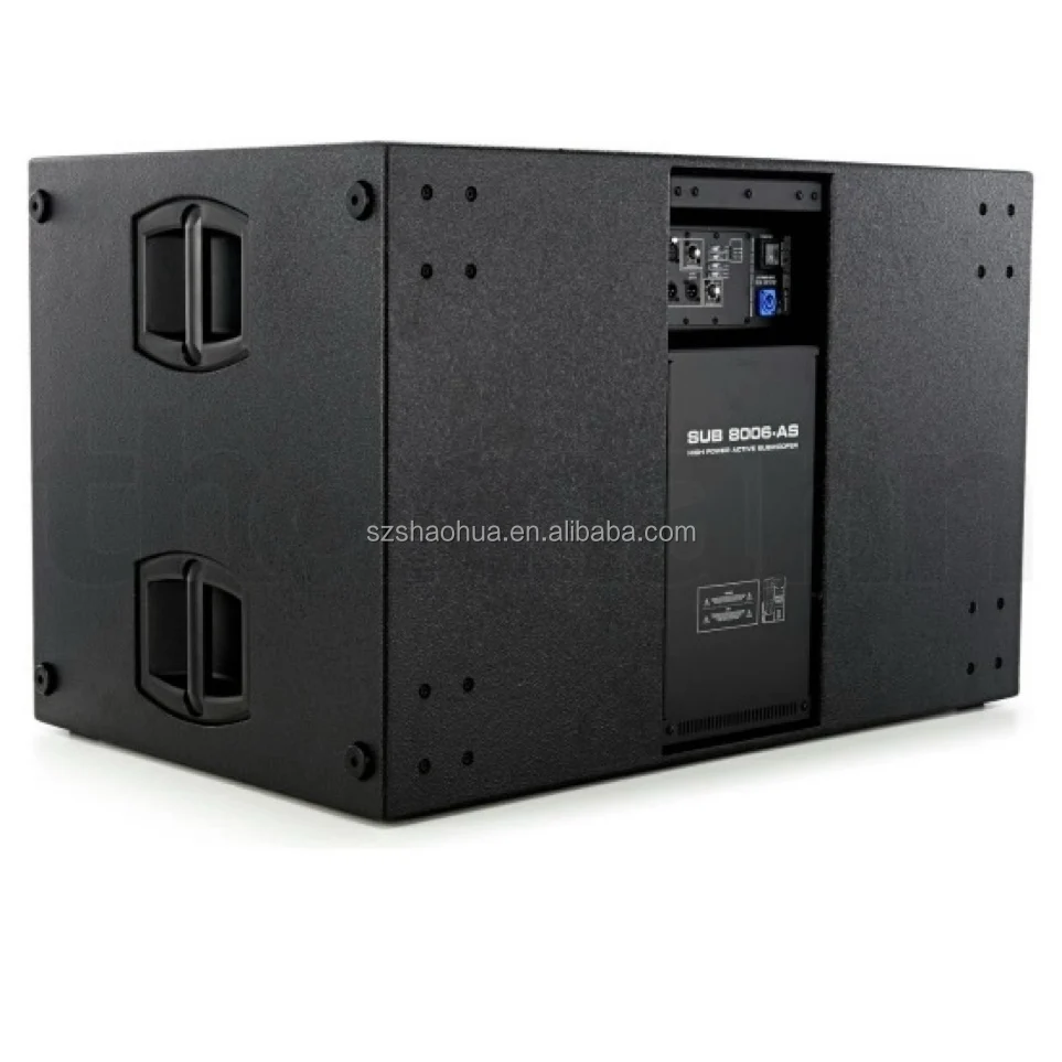 

Sub 8006-AS Subwoofer Passive/Active Double 18 Inch Subwoofers Audio System Sound System Outdoor Professional Subwoofer