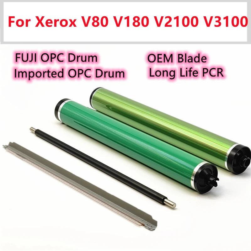 

V180 Fuji OPC Drum Drum Cleaning Blade For Xerox V80 V180 V2100 V3100 Xerox Versant 80 180 2100 3100 Primary Charge Roller