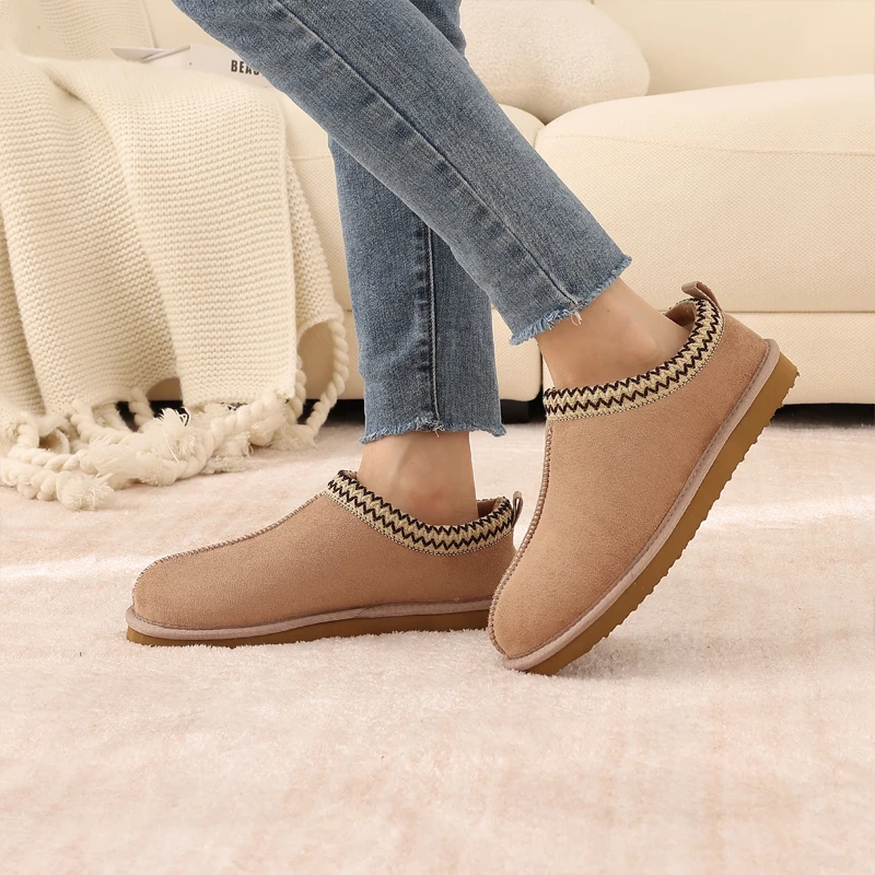 Snow Boot Fur Lined - Sepatu Katun Berlapis Bulu Litfun untuk