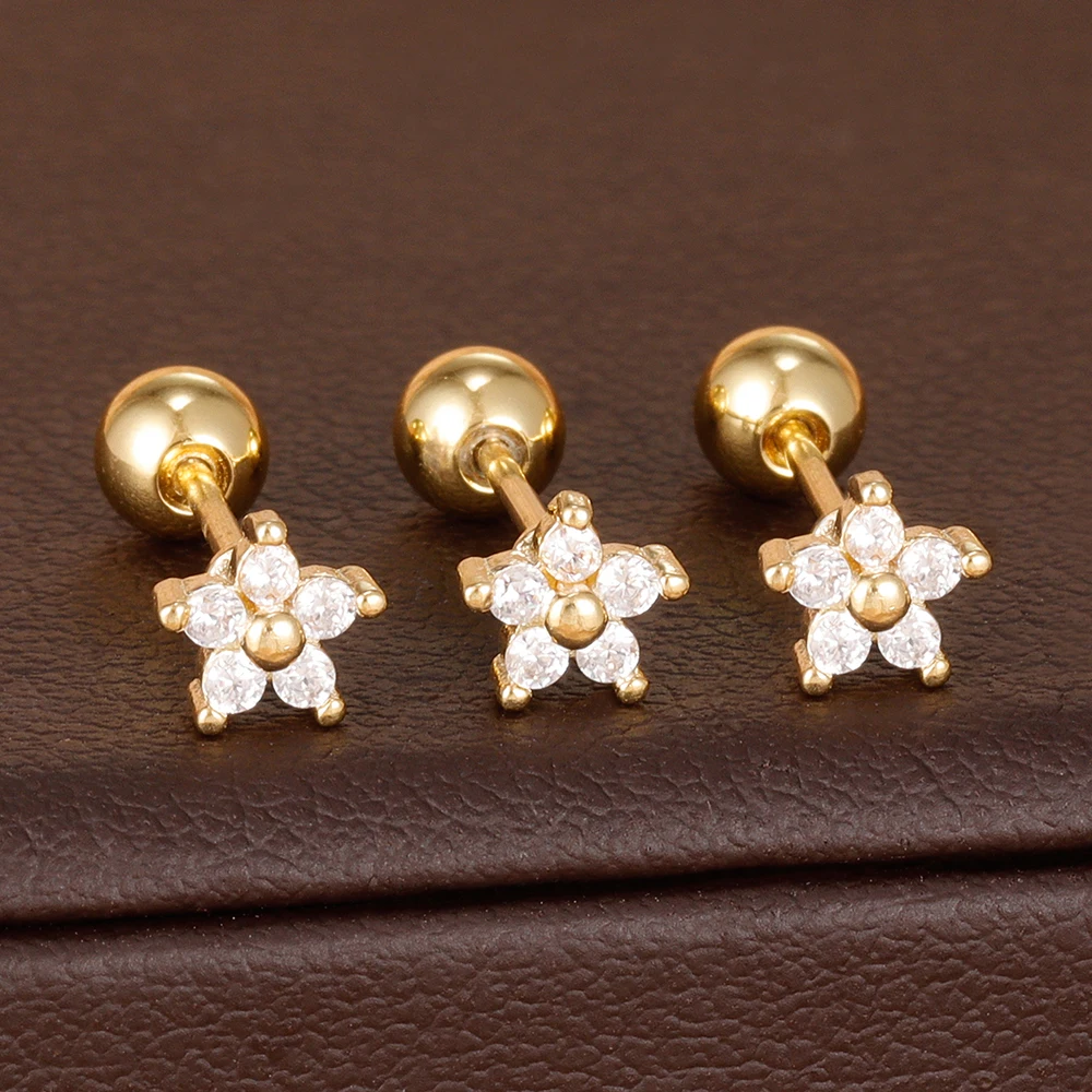 3PCS Stainless Steel Mini Zirc - Body Jewelry Kit review and price