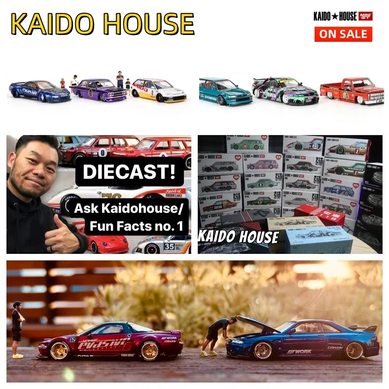 MINI GT KaidoHouse 1:64 Datsun 510 Fairlady GTR R33 R34 Silverado EF (In Stock)