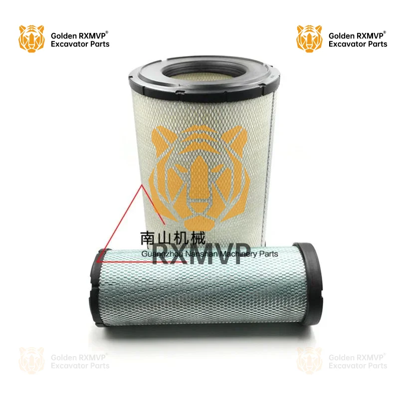 For Komatsu Pc300/350/360-7 Air Filter Element Air Filter Ab Cummins Style Excavator Accessories