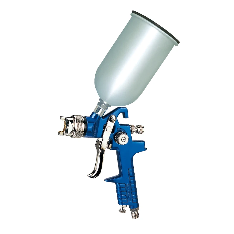 

H827A Алюминиевая чашка с гравитационной подачей, сопло из нержавеющей стали, автомобильный пистолет для распыления воздушной краски