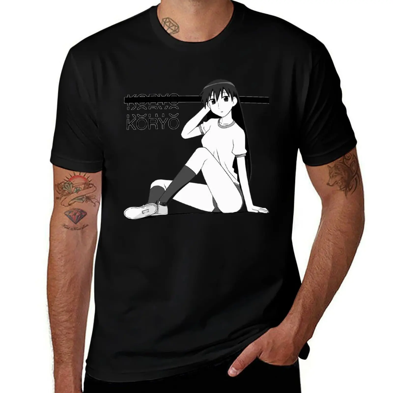 K x あ T-Shirt Sweat Resistant Workout Tee Shirt