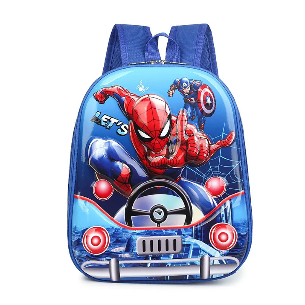 

Children's Hard Shell Bag Popular Cartoon Hero Spider Man Kindergarten 3-6 Year Old Children Can Use Three-dimensional Backpack