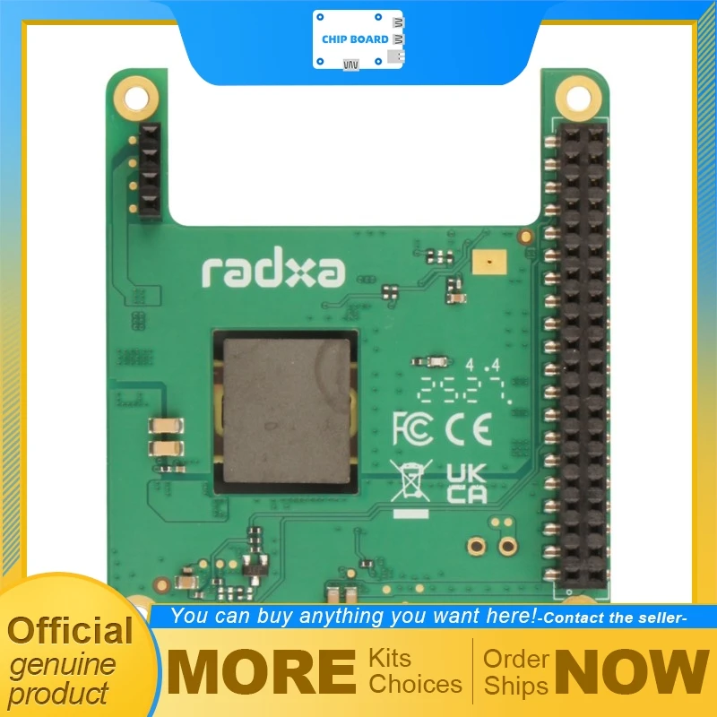 

Radxa 20W Compact PoE+ HAT Module, Power over Ethernet Expansion for CUBIE A5E SBC