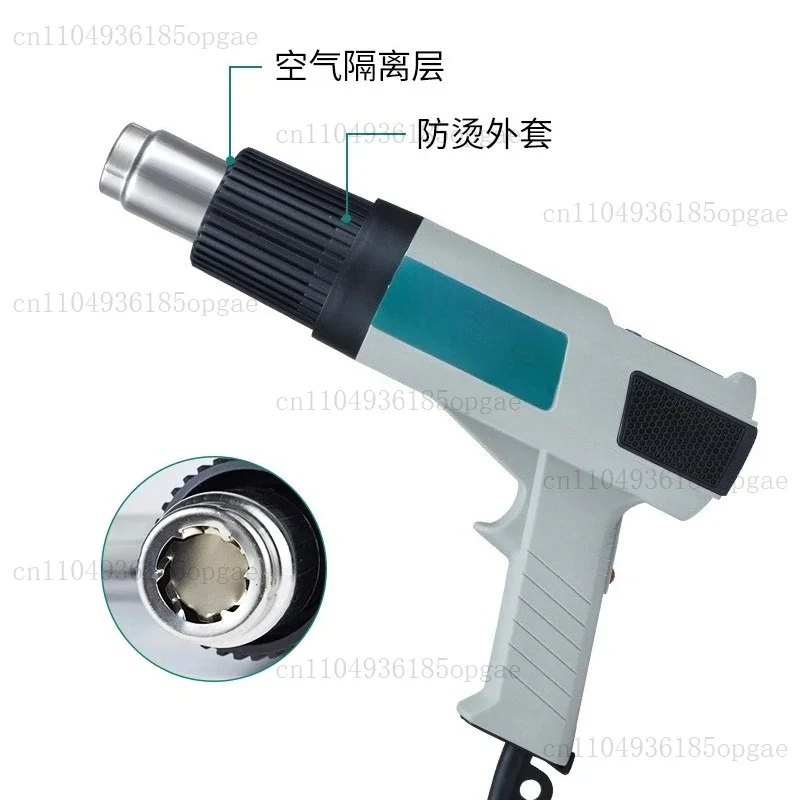 Hot Air Gun 885/885W Brushless Digital Temperature Control Components Demoldering And Paint Removal Industrial Hot Air Dryer