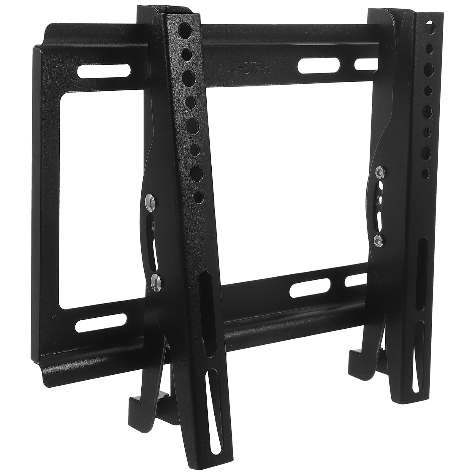 

1 set Wall Mount Bracket 17-43 Inch Universal Tilt Adjustment Sturdy Design Space Saving Easy Install