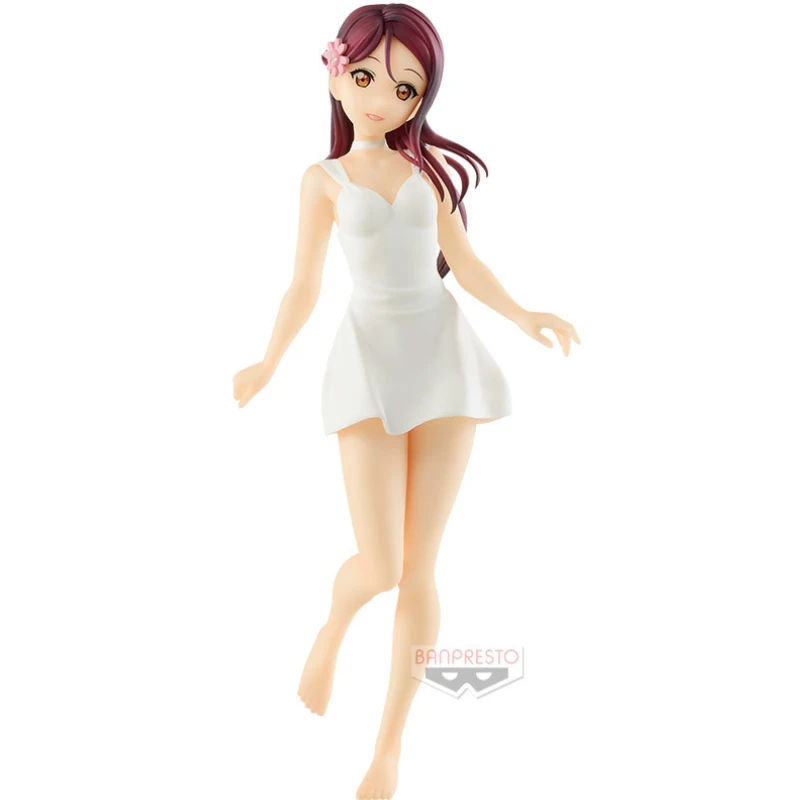 W magazynie oryginalny Bandai BANPRESTO EXQ Sakurauchi Riko SUMMER ver.Action Figure animacja zabawka prezent Model kolekcjonerski Anime oryginalna